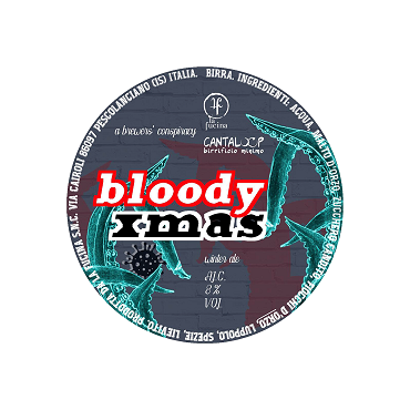 BLOODY XMAS BELGIAN STRONG ALE 9,05 VOL 75 CL