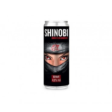 SHINOBI STOUT 4.8% VOL 33 CL LATTINA