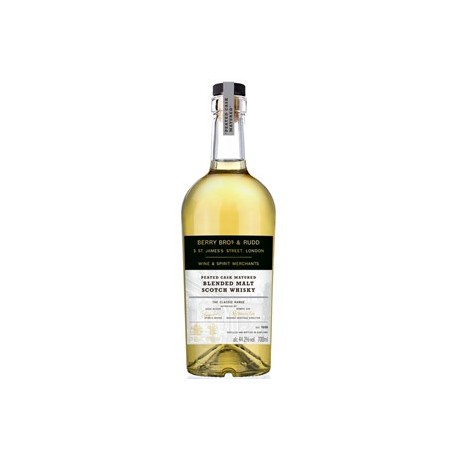 WHISKY BB&RUDD PEATED 44.2% VOL 70 CL